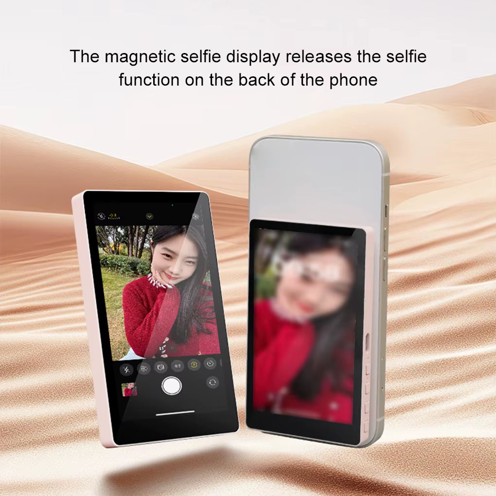 PT001 Smartphone Wireless Magnetic Monitor Screen for Smartphone Vlog Live Stream Video Recording VS Kingma PH01